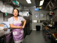 Rose Chong, Madam Kwong owner working with the Deliveroo Restaurant Revival team
