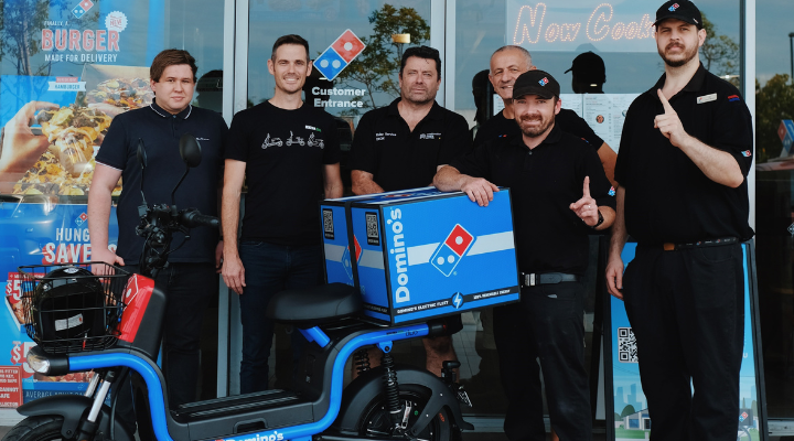 Domino's electric mopeds