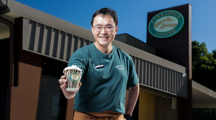 Zarraffa's Coffee franchisee marks 21st year with third store opening